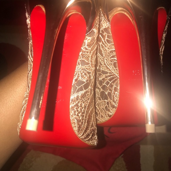 Christian Louboutin Rose Gold follies - Picture 6 of 8